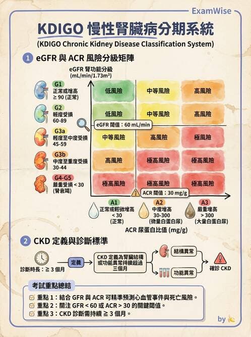 醫檢師 - 腎臟機能與代謝評估 - AI 圖文解析預覽