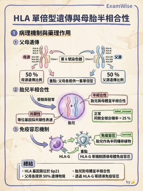 醫檢師 - 組織型與移植免疫學 - AI 圖文解析預覽