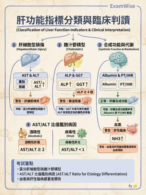 專師 - 肝炎與肝功能 - AI 圖文解析預覽