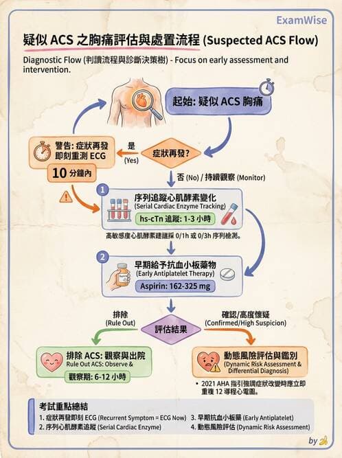 專師 - 急性心肌梗塞與處置 - AI 圖文解析預覽