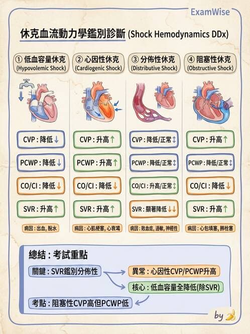 專師 - 休克分類與血行動力學 - AI 圖文解析預覽