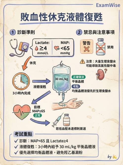 專師 - 敗血症治療與復甦指引 - AI 圖文解析預覽