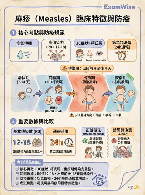 專師 - 法定傳染病與新興感染 - AI 圖文解析預覽