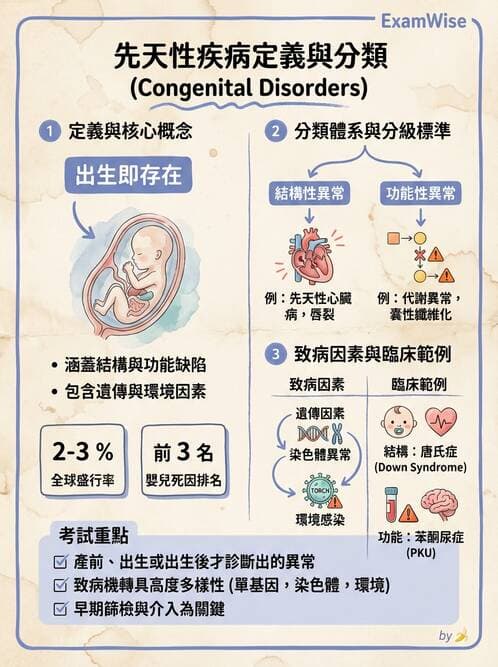醫檢師 - 遺傳和發育疾病 - AI 圖文解析預覽