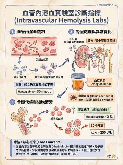 醫檢師 - 溶血性貧血與血色素病變 - AI 圖文解析預覽