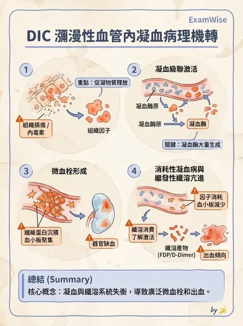 醫檢師 - 出血性疾病與檢驗 - AI 圖文解析預覽