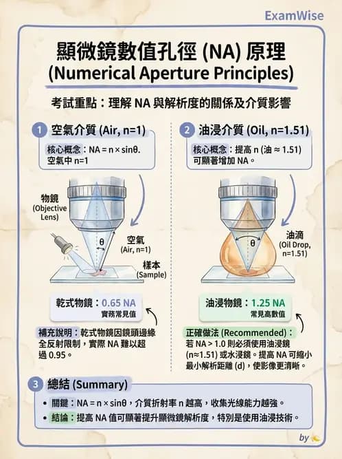 醫檢師 - 顯微鏡原理與操作 - AI 圖文解析預覽
