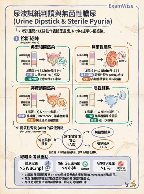 醫檢師 - 尿液化學檢驗 - AI 圖文解析預覽