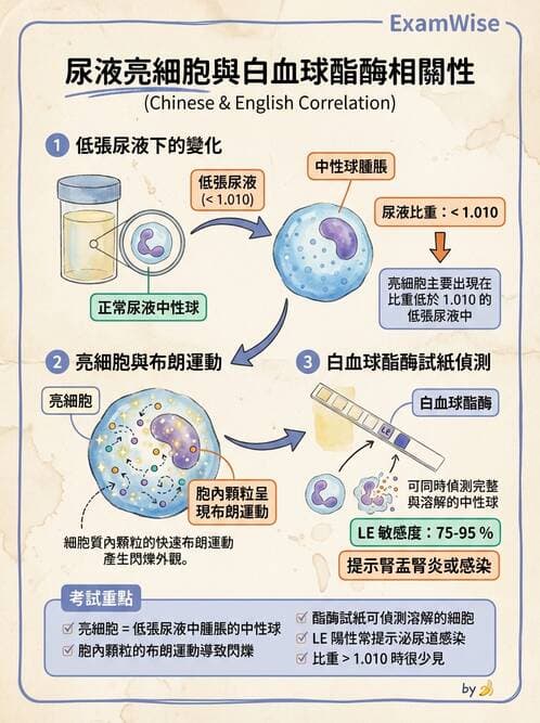 醫檢師 - 尿沉渣鏡檢與物理檢查 - AI 圖文解析預覽