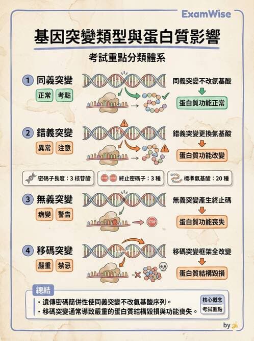 醫檢師 - 基礎分子生物學 - AI 圖文解析預覽