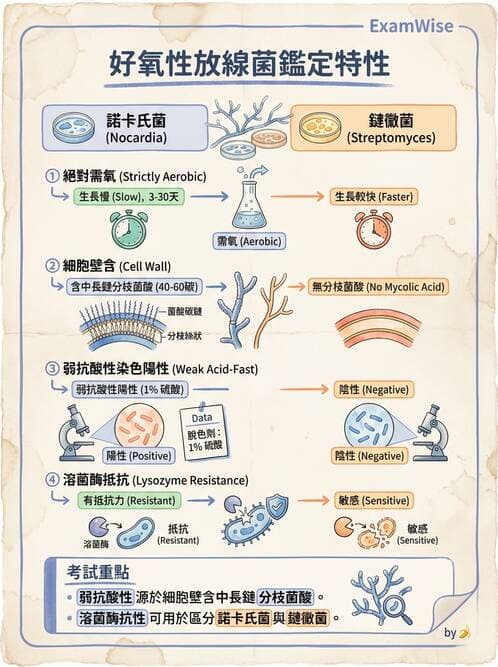 醫檢師 - 鏈球菌與其他革蘭氏陽性桿菌 - AI 圖文解析預覽