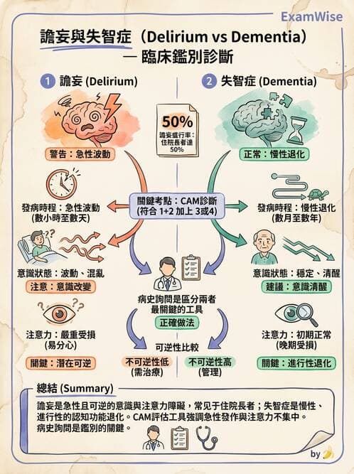 專師 - 譫妄與意識評估 - AI 圖文解析預覽