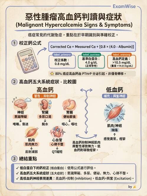 專師 - 鈣磷鎂異常 - AI 圖文解析預覽
