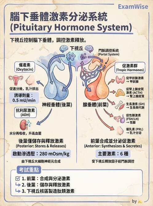 醫檢師 - 甲狀腺與垂體內分泌 - AI 圖文解析預覽