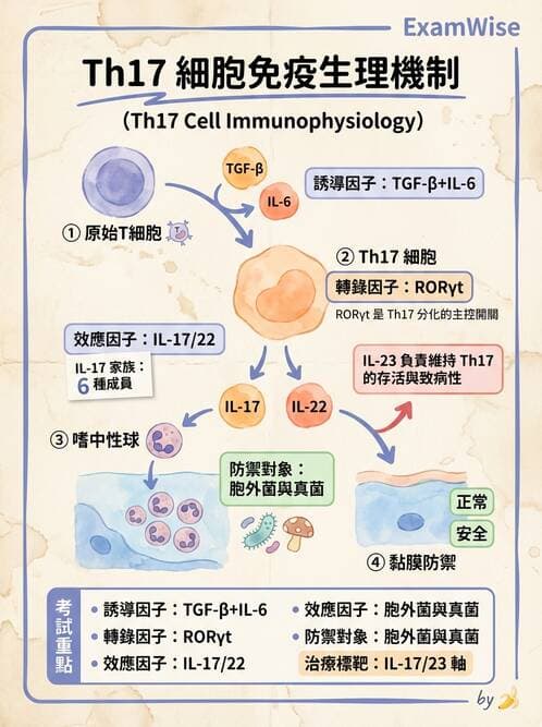 醫檢師 - T細胞發育與功能 - AI 圖文解析預覽