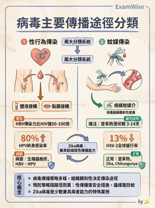 醫檢師 - 黃病毒科與蟲媒病毒 - AI 圖文解析預覽
