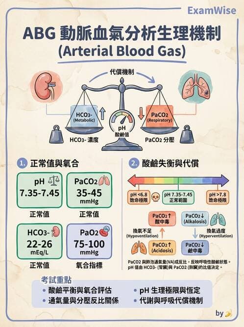 醫檢師 - 血液氣體分析 - AI 圖文解析預覽