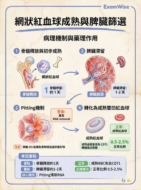 醫檢師 - 紅血球生理與形態 - AI 圖文解析預覽