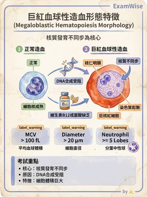 醫檢師 - 淋巴瘤、漿細胞疾病與白血球異常 - AI 圖文解析預覽