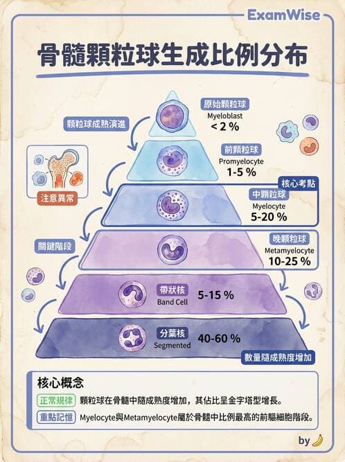 醫檢師 - 白血球生理與形態 - AI 圖文解析預覽