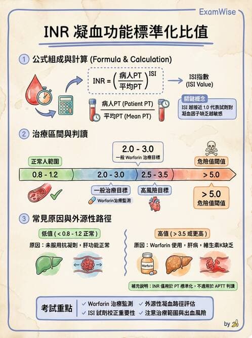 醫檢師 - 凝血因子與凝血檢驗 - AI 圖文解析預覽