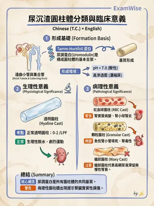 醫檢師 - 尿沉渣鏡檢與物理檢查 - AI 圖文解析預覽