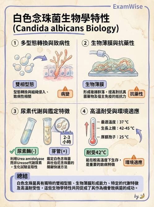 醫檢師 - 系統性與機會性真菌感染 - AI 圖文解析預覽