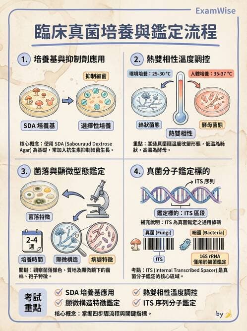 醫檢師 - 真菌診斷與治療 - AI 圖文解析預覽