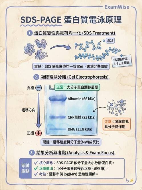 醫檢師 - 血清蛋白與蛋白質檢測 - AI 圖文解析預覽