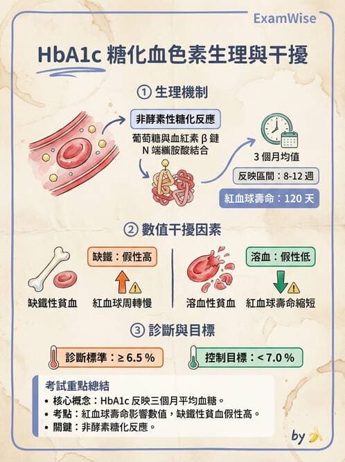 醫檢師 - 醣類代謝與糖尿病 - AI 圖文解析預覽