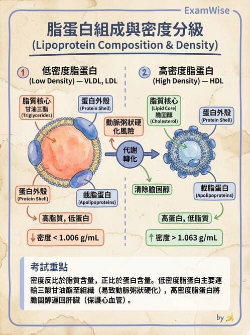醫檢師 - 脂蛋白分類與臨床應用 - AI 圖文解析預覽
