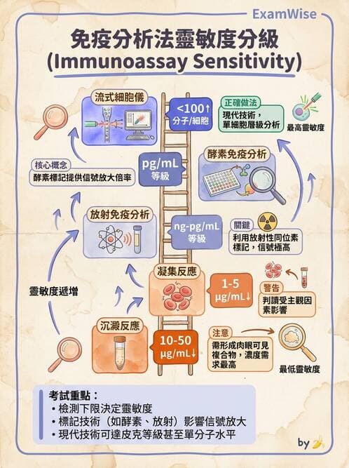 醫檢師 - 實驗室測試免疫法 - AI 圖文解析預覽