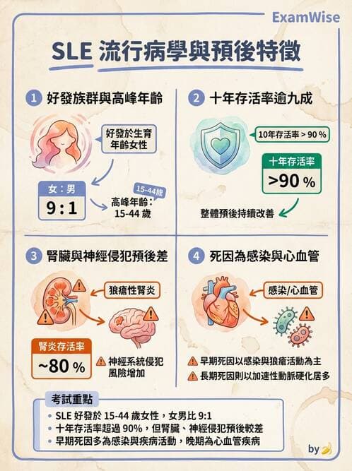 醫檢師 - 全身性紅斑性狼瘡與抗磷脂質症候群 - AI 圖文解析預覽