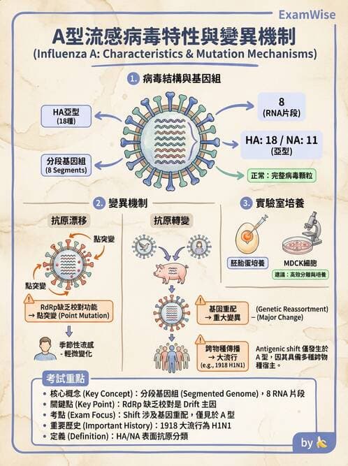 醫檢師 - 正黏液病毒科(流感) - AI 圖文解析預覽