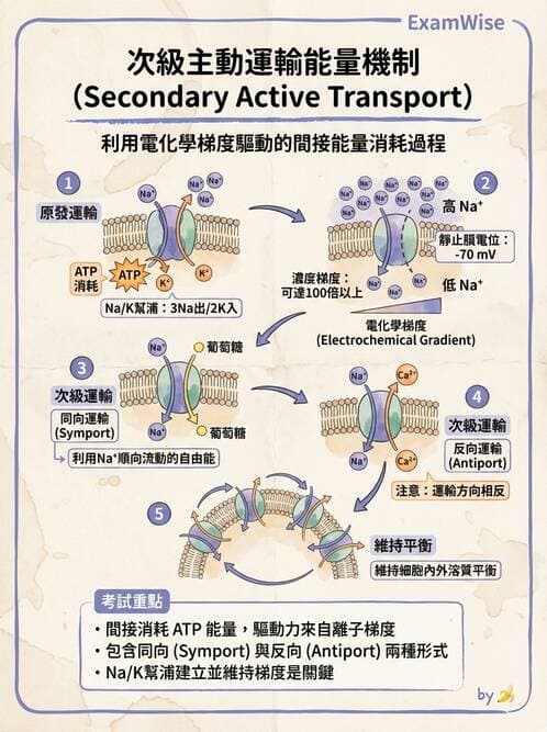 護理師 - 細胞生理 - AI 圖文解析預覽