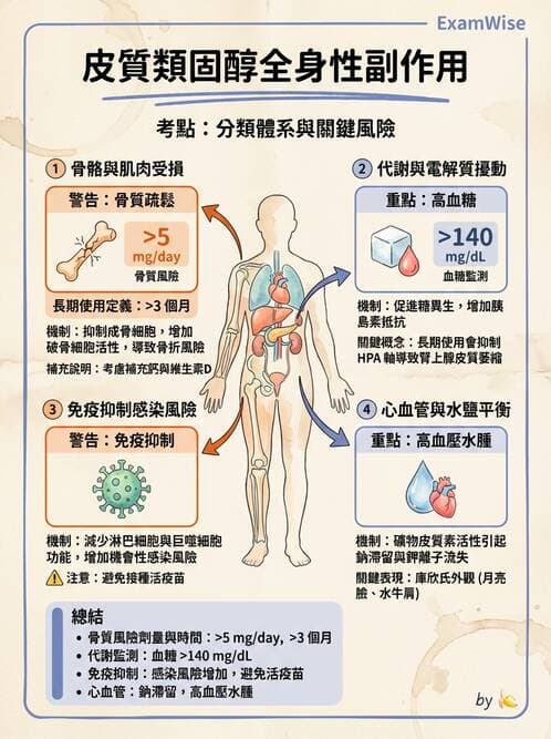 護理師 - 影響新陳代謝及內分泌功能藥物 - AI 圖文解析預覽