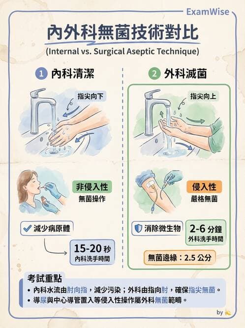 護理師 - 無菌消毒與感染控制 - AI 圖文解析預覽