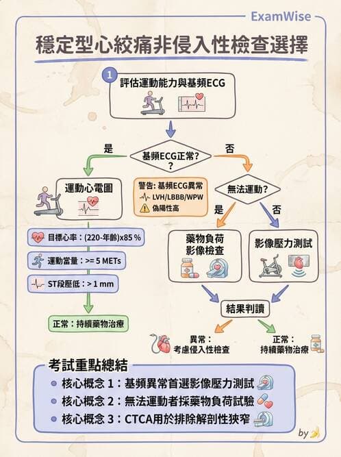 專師 - 心絞痛與穩定型冠心病 - AI 圖文解析預覽
