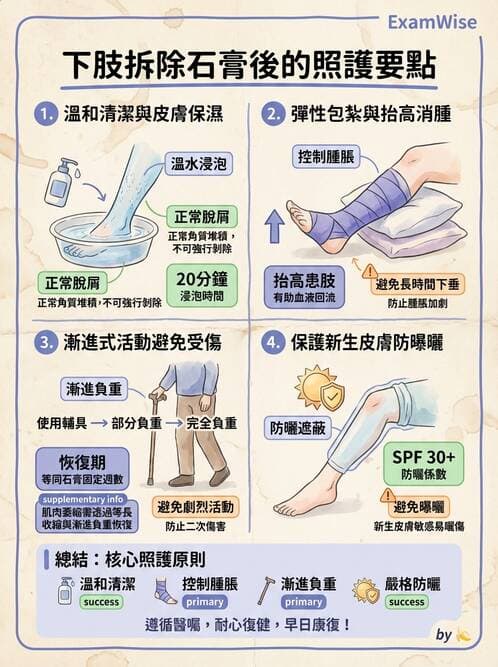 護理師 - 骨折與牽引護理 - AI 圖文解析預覽
