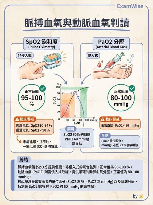 護理師 - 呼吸衰竭與胸腔護理 - AI 圖文解析預覽
