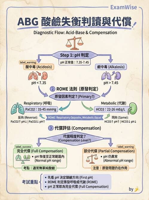 護理師 - 呼吸衰竭與胸腔護理 - AI 圖文解析預覽