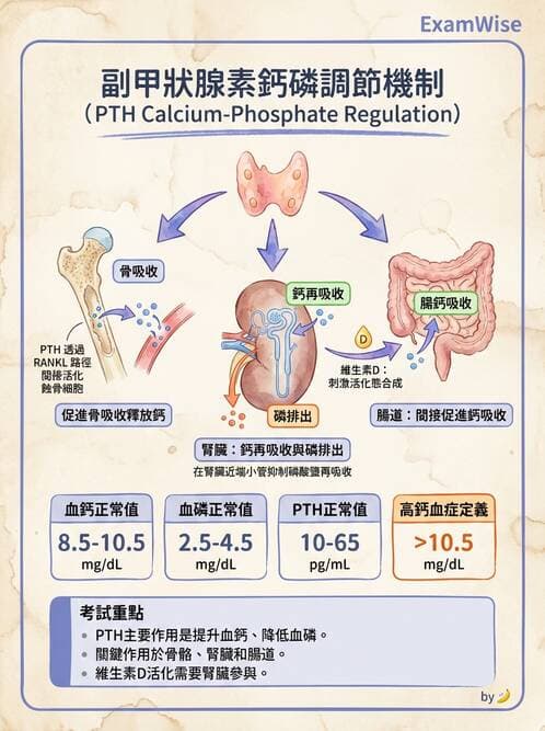 護理師 - 甲狀腺與副甲狀腺疾病 - AI 圖文解析預覽