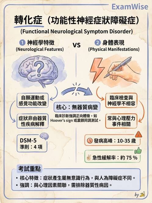 護理師 - 人格障礙與身體症狀障礙 - AI 圖文解析預覽