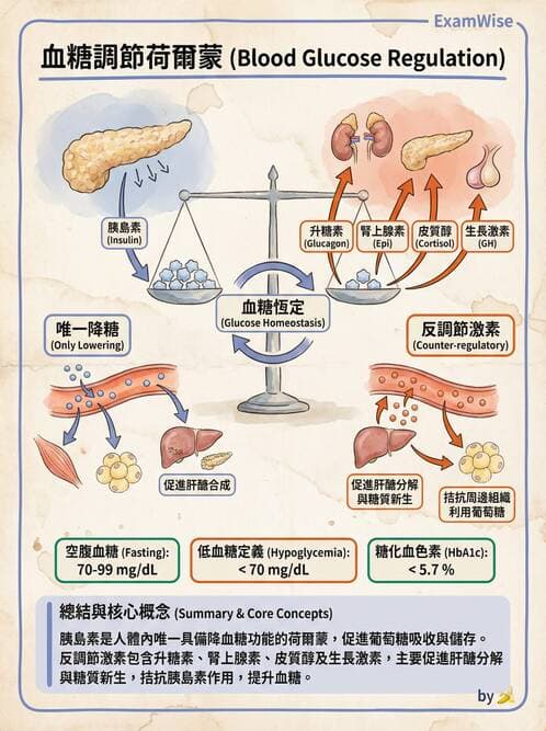 護理師 - 糖尿病基礎與藥物治療 - AI 圖文解析預覽