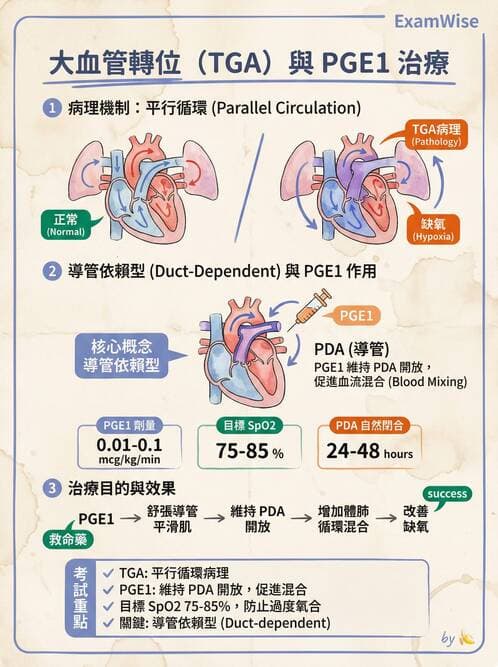 護理師 - 兒童循環系統疾病 - AI 圖文解析預覽