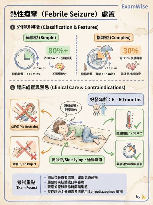 護理師 - 兒童急症與燒傷護理 - AI 圖文解析預覽