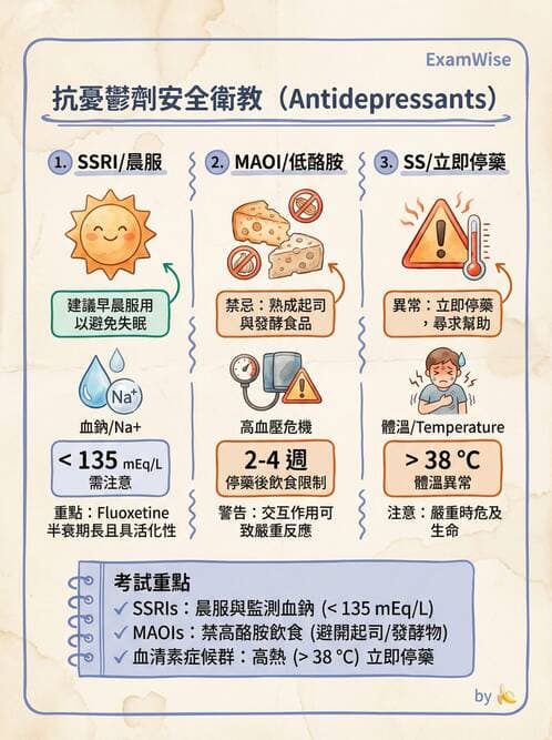 護理師 - 精神科藥物與生物治療 - AI 圖文解析預覽