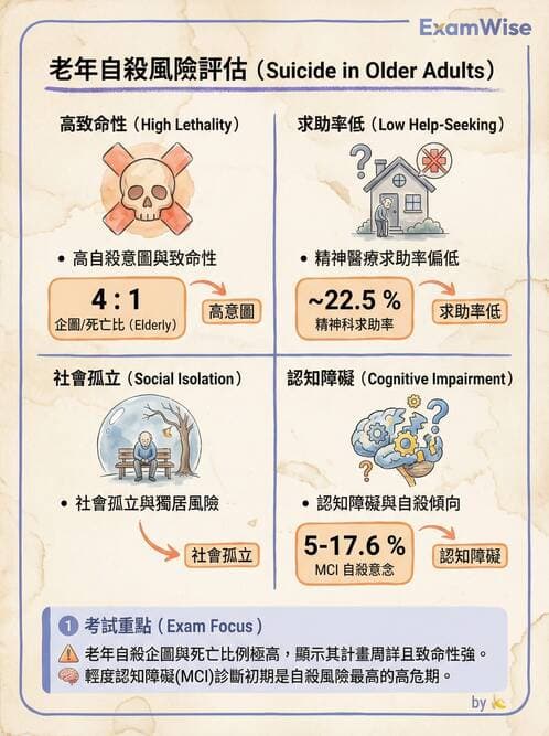 護理師 - 老年精神疾患 - AI 圖文解析預覽