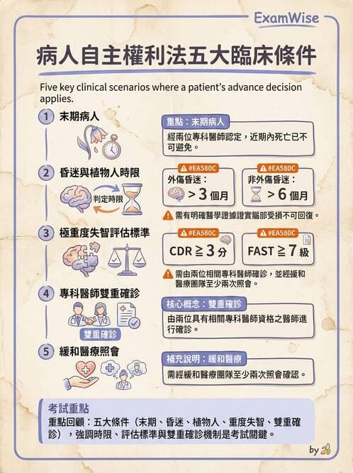 專師 - 病人自主與安寧法規 - AI 圖文解析預覽