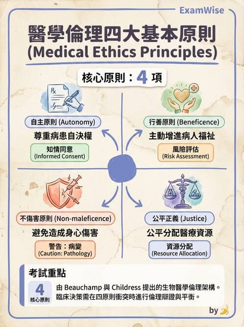 專師 - 倫理與病人自主 - AI 圖文解析預覽
